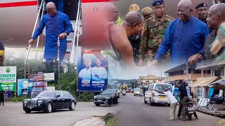 Full videoOtumfuo Osei Tutu II return from UK [upl. by Aleak]