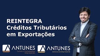 REINTEGRA Crédito Tributário sobre Exportações [upl. by Rubetta]