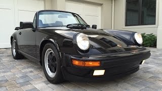 SOLD  1987 Porsche 911 Carrera Cabriolet [upl. by Gilberta]