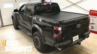 Ford Ranger Raptor with RetraxPro XR Tonneau Cover  Rack Warehouse [upl. by Ennalyrehc]