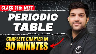 PERIODIC TABLE in 90 Minutes  Full Chapter For NEET  PhysicsWallah [upl. by Bloxberg]