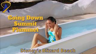 Summit Plummet at Disneys Blizzard Beach Water Park [upl. by Shanta]