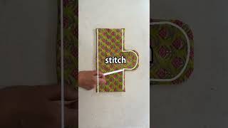 ミニウォレットの作り方 shorts sewing 縫製 diy 縫い物 ハンドメイド 縫い方 sewinghacks sewingtutorial howto 作り方 [upl. by Trillby655]