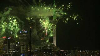 Auckland City Fireworks  RWC 2011 [upl. by Aicinoid]