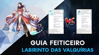 GUIA  FEITICEIRO LABIRINTO DAS VALQUÍRIAS  RAGNAROK THOR [upl. by Yentuoc]