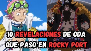 Que paso en Rocky Port  10 Revelaciones de Oda sobre One Piece [upl. by Nosmirc726]