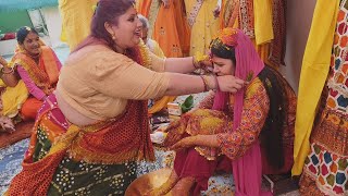 Sab se chote nanad ki haldi ceremony ❤️ emotional vlog Gusain family betiya hue Vida 🥹 [upl. by Sabian]