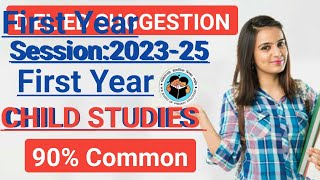 D El Ed Child studies suggestion session 202325।D El Ed suggestion।D El Ed merit list। [upl. by Pappano402]