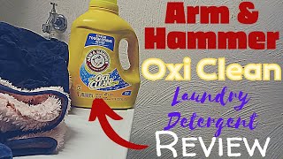 Arm And Hammer Oxiclean Detergent Review [upl. by Savadove]