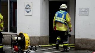 Brand in der Amberger Altstadt [upl. by Hael]