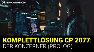 Walkthrough Cyberpunk 2077  Die Konzernratte Prolog  Deutsch  German [upl. by Hesta]