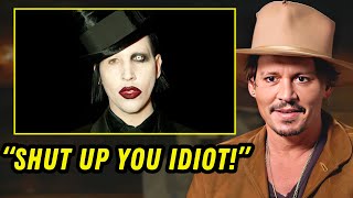 Johnny Depp REACTED To Marilyn Manson  The Truth Behind their friendship [upl. by Yeblehs667]