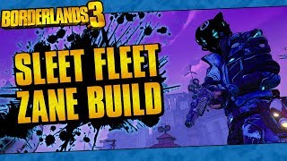 Borderlands 3  Sleet Fleet Zane Build Mayhem 4 MobbingBossing [upl. by Nahshun]