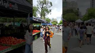 Running errands at Union Square Greenmarket [upl. by Jonis]