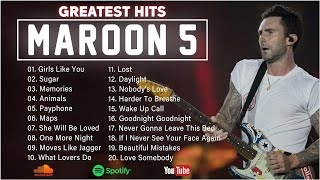 The Best Of Maroon 5  Maroon 5 Greatest Hits Full Album 2023 [upl. by Placeeda]