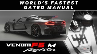 Venom F5M Roadster  6Speed Manual  Speed Reborn [upl. by Aikar]