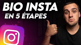 Faire une BIO Instagram parfaite avec ces 5 étapes [upl. by Ytsur]