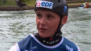 La corrézienne Lucie Prioux championne de France de canoëkayak [upl. by Allista]