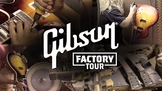 Gibson USA Factory Tour — See How they Build a Les Paul [upl. by Joaquin645]