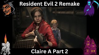 Resident Evil 2 Remake Claire A Part 2 Claire Meets Sherry [upl. by Fadiman]