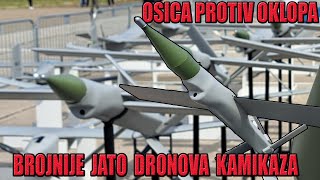 KAMIKAZA DRONOVI BUDUĆNOST OKLOPNE BORBE  OSICA [upl. by Esilehc503]