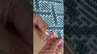 Long tail foundation chain How long you need it when starting mosaiccrochet in rows [upl. by Danyluk]