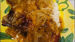 How To Make The BEST Baked Smothered Pork Chops And Gravy Recipe  Cooking With Cee [upl. by Noiramaj]