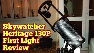 Skywatcher Heritage 130P Flextube First Light Review [upl. by Lever]