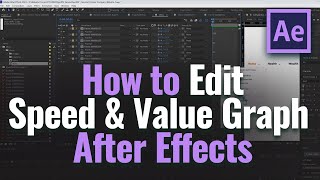 How to EDIT SPEED amp VALUE GRAP in After Effects  EDIT SPEED GRAP in After Effects [upl. by Zaremski571]