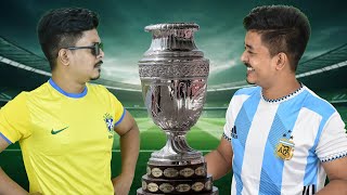 Brazil fan vs Argentina fan  Copa America 2024 [upl. by Becky]