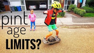 Onewheel Pint Age Limit 1st day of school VLOG [upl. by Ahsatsana]