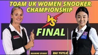 UK Women’s Snooker Championship 2024 Final Reanne Evans Battles Bai Yulu for the Crown  Duy Sno [upl. by Stedman]