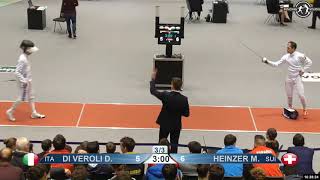 2019 108 T16 04 M E Individual Heidenheim GER WC RED DI VEROLI ITA vs HEINZER SUI [upl. by Akirdnwahs265]