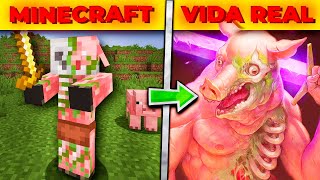 Mobs do Minecraft na Vida Real [upl. by Hteik]