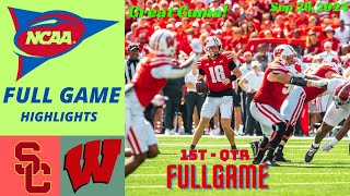 Wisconsin Badgers VS USC Trojans WEEK 5  FULL GAME HIGHLIGHT  Sep 28 2024  NCAAF Today [upl. by Bourne523]