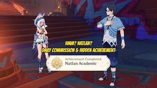 Natlan Academic Achievement  Daily Quest Hmm Natlan Genshin Impact [upl. by Alessig]