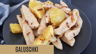 Galuschki mit Kartoffeln Галушки russische Rezepte kochen [upl. by Fox]