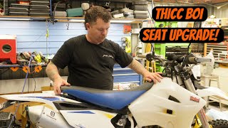 New seat screen amp indicators  Lightweight adventure bike build  Ep2 [upl. by Atiuqram]