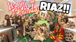 HAPPY 1ST BIRTHDAY RIAZ ALTAIR FULL SATU DEWAN [upl. by Noskcaj567]