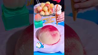 POVSECRETLY EATING 1000 Viral peach 🍑 ice cream without your family knowing🫵 shorts viral [upl. by Gilcrest]