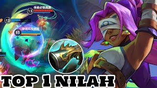 Wild Rift Nilah  Top 1 Nilah Gameplay Rank Challenger [upl. by Waller]