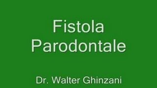 Fistola parodontale [upl. by Ysiad12]