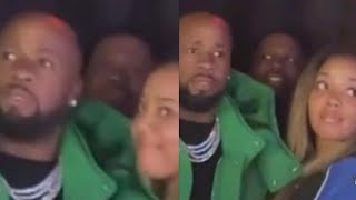 Yo Gotti amp Angela Simmons Looking Uncomfortable After The Club DJ Played Down In The Dmsquot Song [upl. by Liba538]