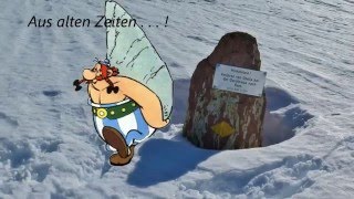 Flumserberge  Tannenboden  Seeben  Prodalp  Winterwanderweg  22 Febr 2016 [upl. by Sllew]