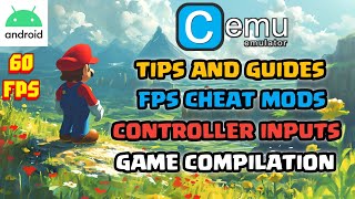 CEMU ANDROID WII U EMULATOR FULL SETUP AND GAME COMPILATION [upl. by Anitaf]