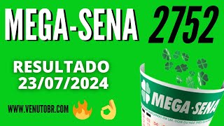 🍀 Resultado MegaSena 2752 [upl. by Ardnaxela743]