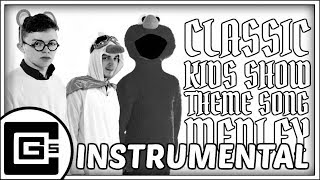 Classic Kids Show Theme Song Medley ft DAGames Instrumental  CG5 [upl. by Laerdna]