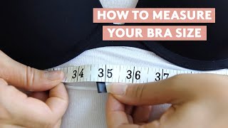 Have You Been Wearing The Wrong Bra Size Heres The RIGHT Way To Measure Your Bra Size [upl. by Nahej]