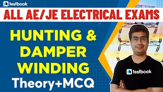 Hunting and Damper Winding  Basic Concept amp MCQ for SSC JERRB JE Electrical 2022 Mohit Sir [upl. by Eedissac]