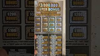 30 3 Million Super Bonus scratch off Illinois Lottery [upl. by Carlyn]